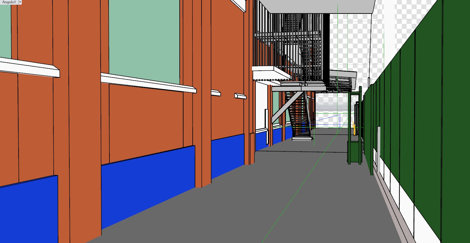 Modelo 3D interior generado a partir de levantamiento