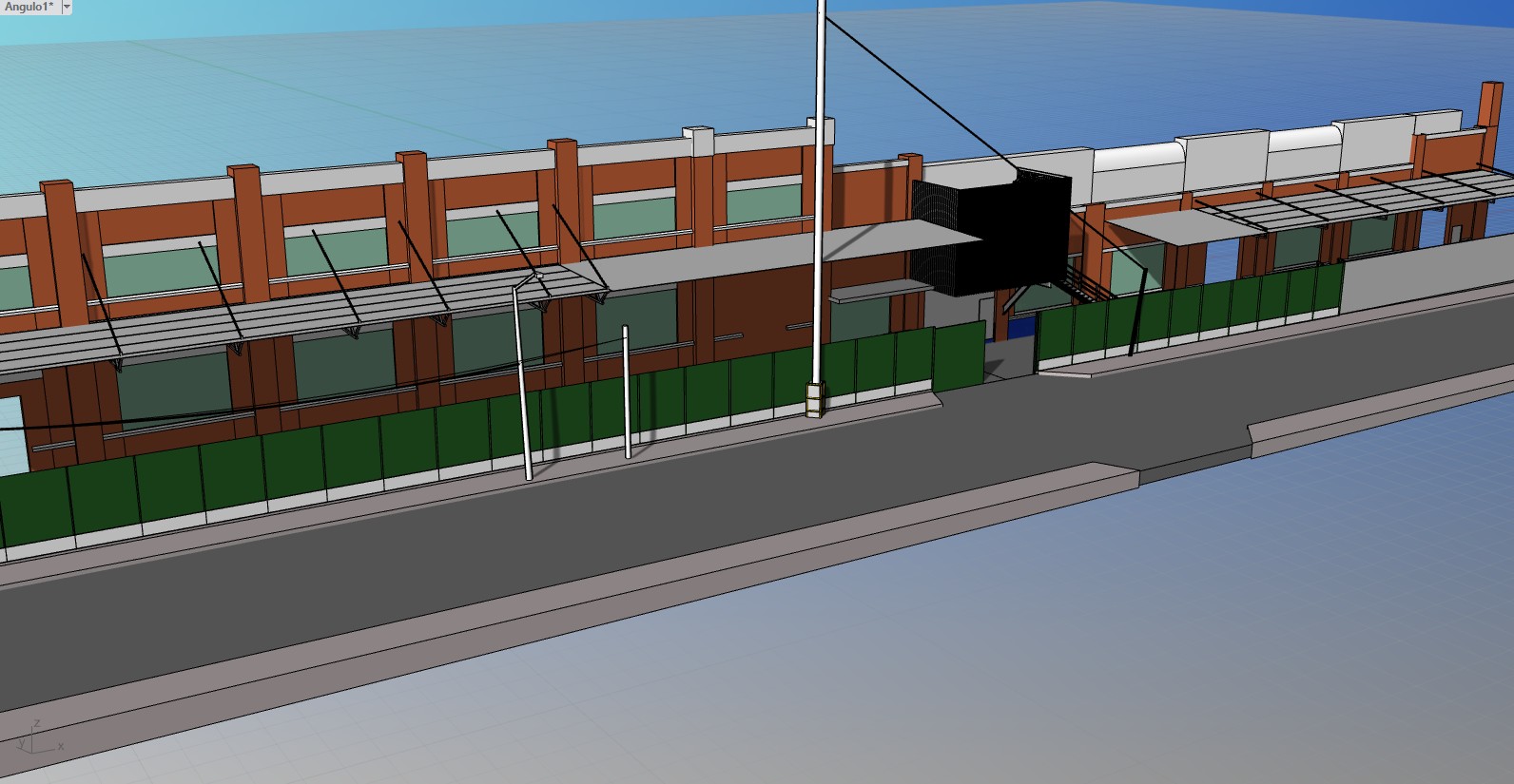 Modelo 3D exterior generado a partir de levantamiento