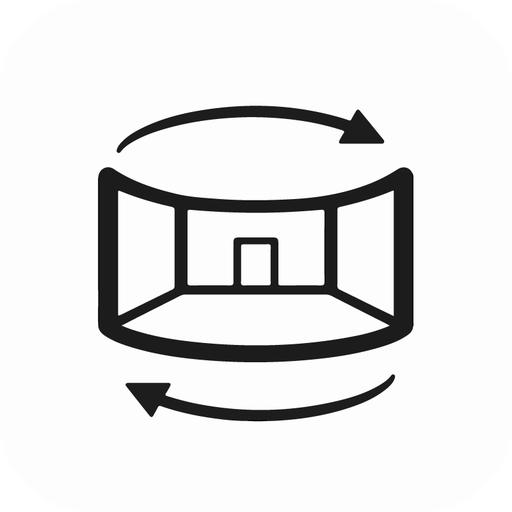 Icono de recorridos virtuales 360 grados